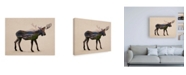 Trademark Global Davies Babies The Alaskan Bull Moose Canvas Art - 15.5" x 21"